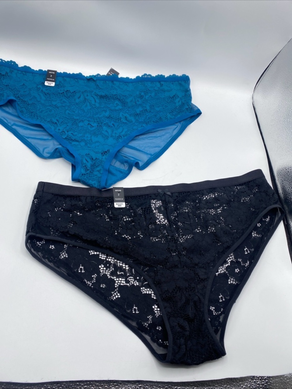 TORRID Curve Hipster Lace Panty Underwear See Through 2 Pairs Scrunch Butt  2